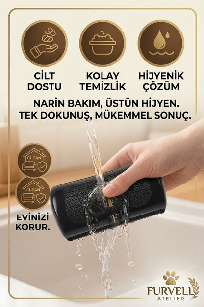 Furvell Kaydırmaz Tutacaklı Tüy Toplayıcı Tarak